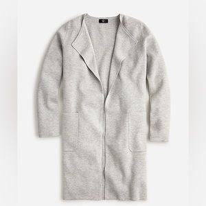 J. Crew Juliette collarless sweater-blazer